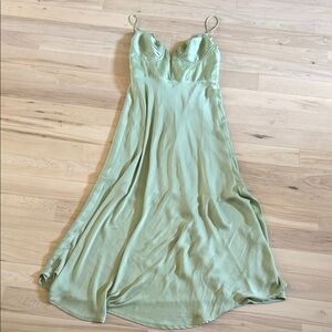 Hello Molly Sage Green Maxi Dress